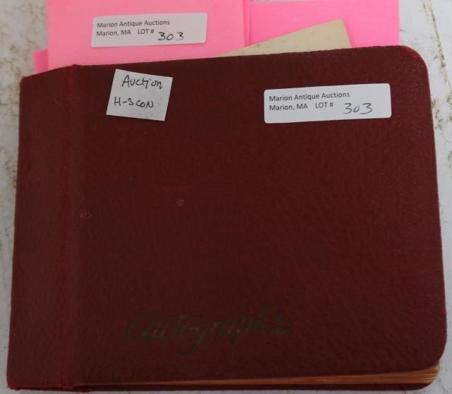 20TH CENTURY AUTOGRAPH BOOK RELATED