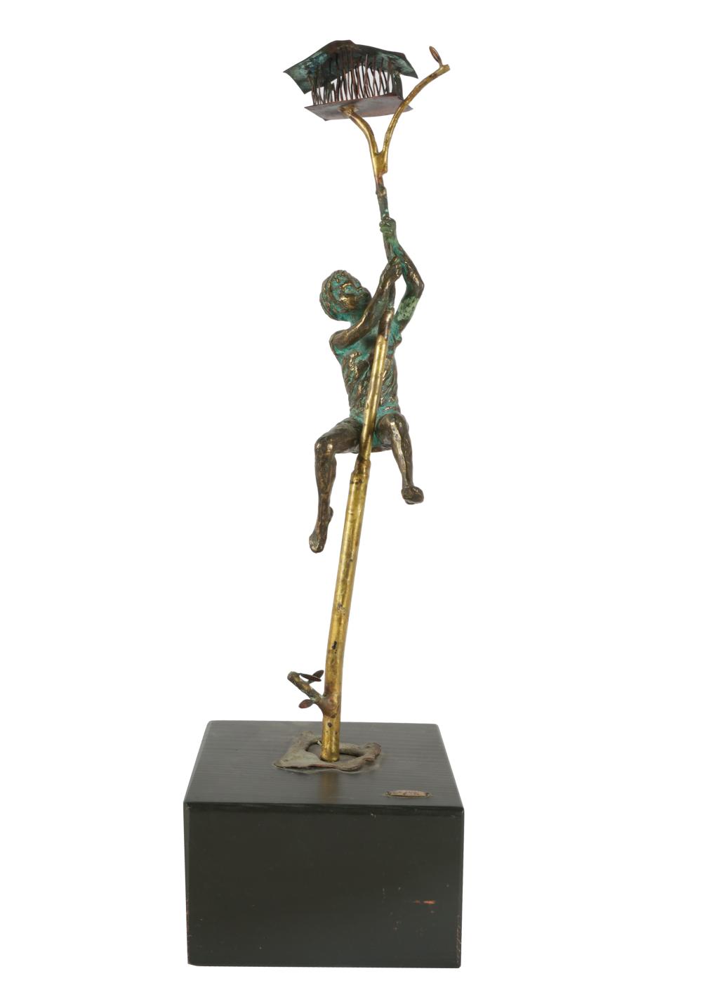 20TH CENTURY: BOY CLIMBING