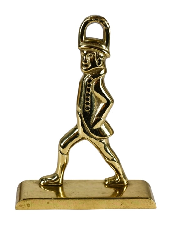 20TH CENTURY BRASS PRUSSIAN SOLDIER