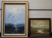 20TH CENTURY, COASTAL SCENE AN