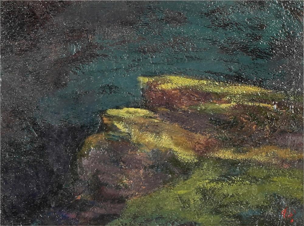20TH CENTURY: COASTALoil on canvas;