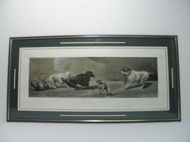 20th century colored engraving