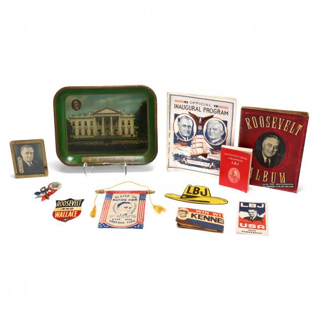 20TH CENTURY DEMOCRATIC EPHEMERA