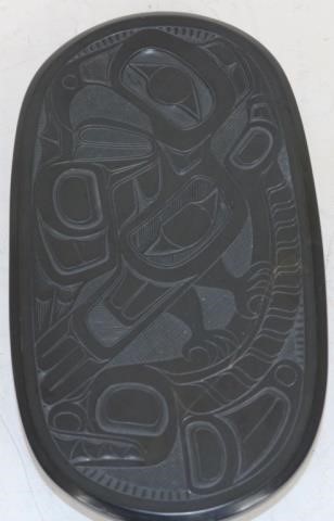 20TH CENTURY HAIDA CARVED ARGILLITE