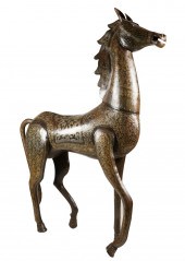 20TH CENTURY: HORSEbronze, wit