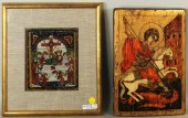 20TH CENTURY ICON DEPICTING ST