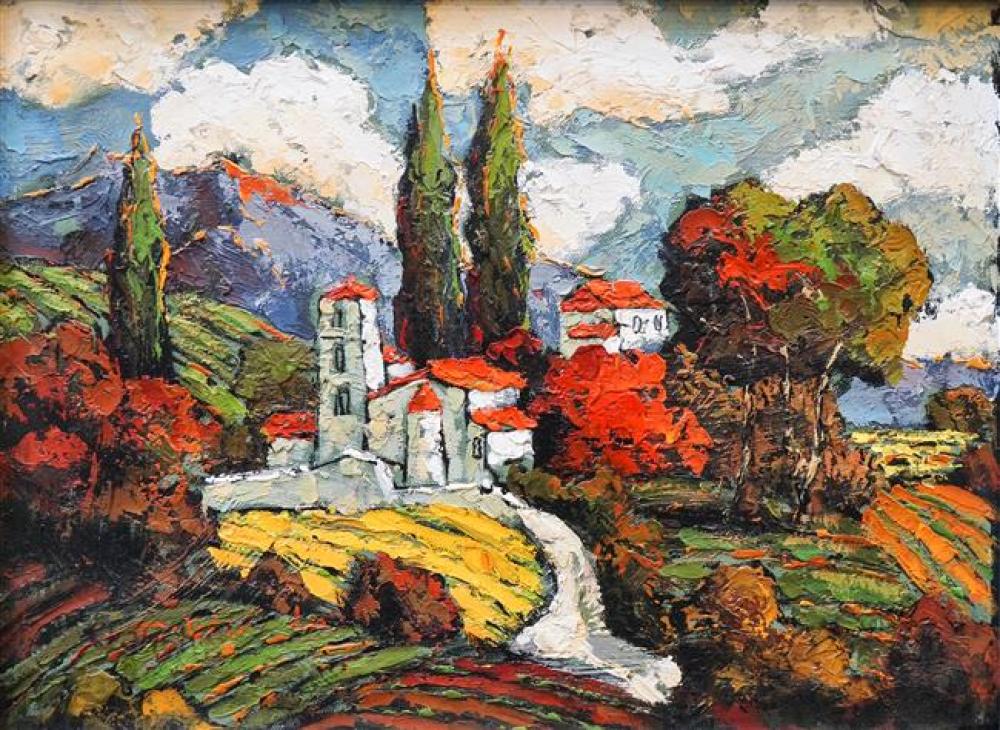 20TH CENTURY, ITALIAN HILLSIDE
