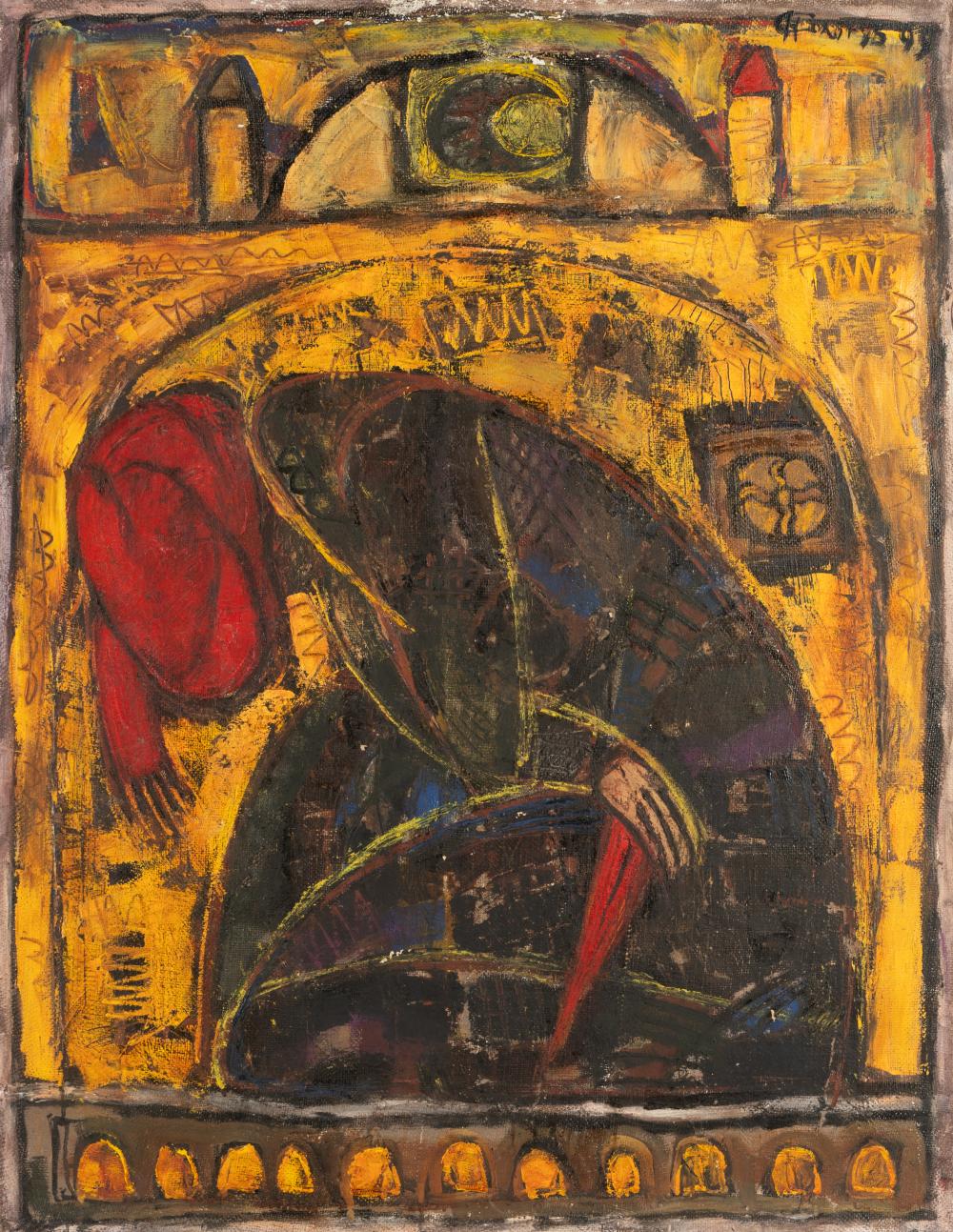 20TH CENTURY: KNEELING FIGURE20th