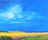 20TH CENTURY LANDSCAPE, OIL ON