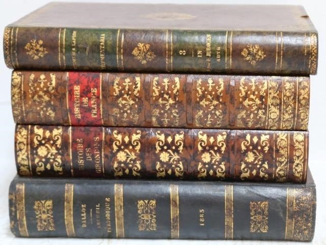 20TH CENTURY LEATHER BOOK FORM