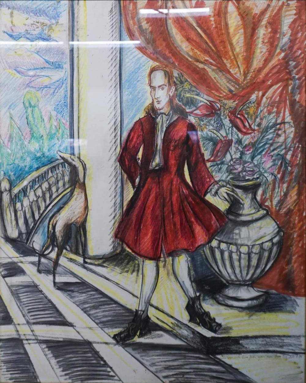 20TH CENTURY, MAN IN HALLWAY,