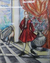 20TH CENTURY, MAN IN HALLWAY,