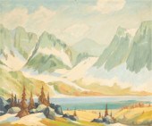 20TH CENTURY: MOUNTAIN LANDSCA