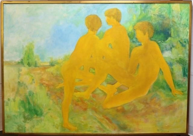 20TH CENTURY OIL ON CANVAS