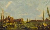 20TH CENTURY OIL ON CANVAS VEN