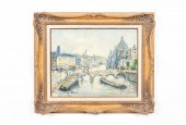 ***20TH CENTURY OIL ON PAPER,