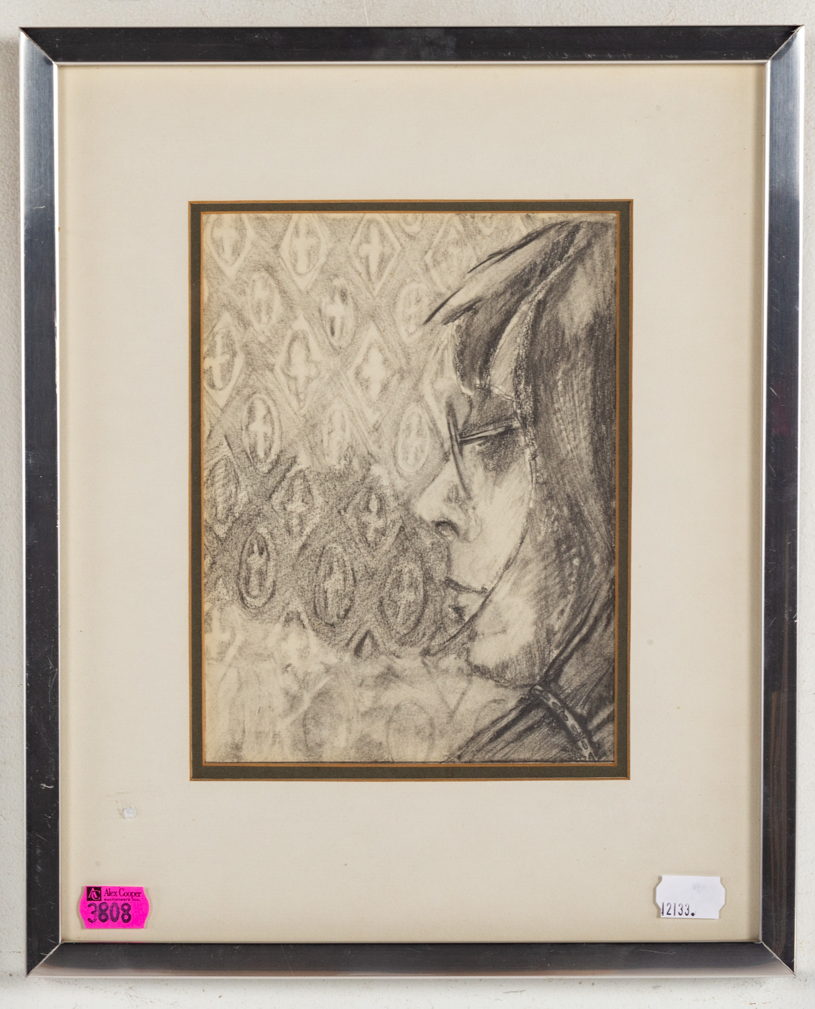 20TH CENTURY. PROFILE WITH GLASSES,