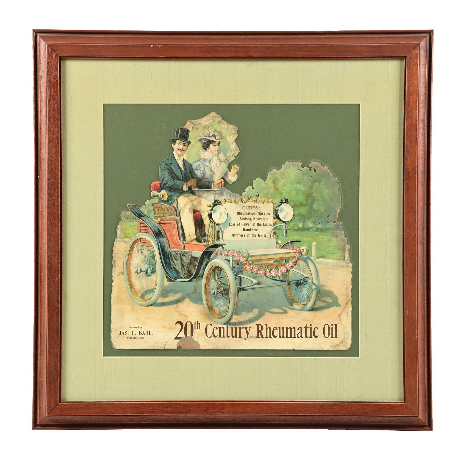 20TH CENTURY RHEUMATIC OIL SIGN