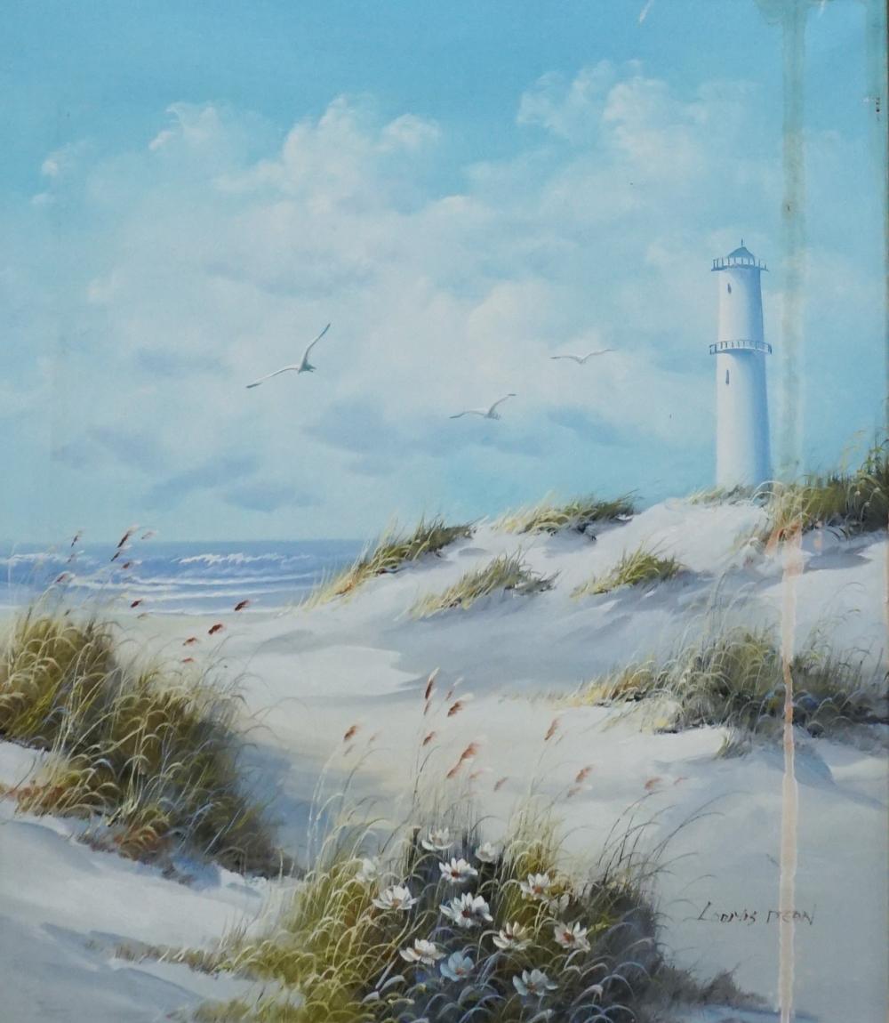 20TH CENTURY SCHOOL, BEACH SCENE,