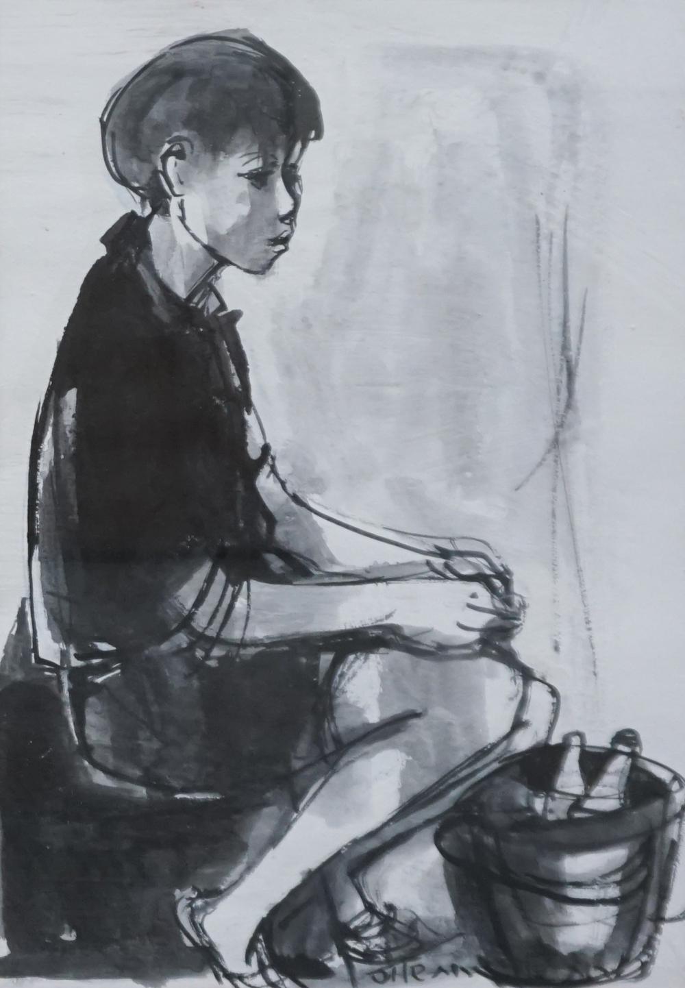 20TH CENTURY SCHOOL, BOY WITH