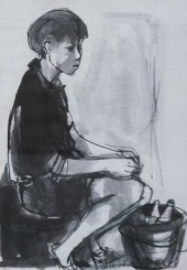 20TH CENTURY SCHOOL, BOY WITH