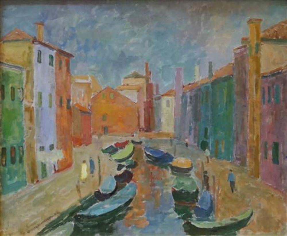 20TH CENTURY SCHOOL, CANAL SCENE,
