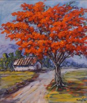 20TH CENTURY SCHOOL, FALL TREE