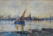20TH CENTURY SCHOOL, SAILBOATS