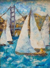 20TH CENTURY SCHOOL, SAILBOATS