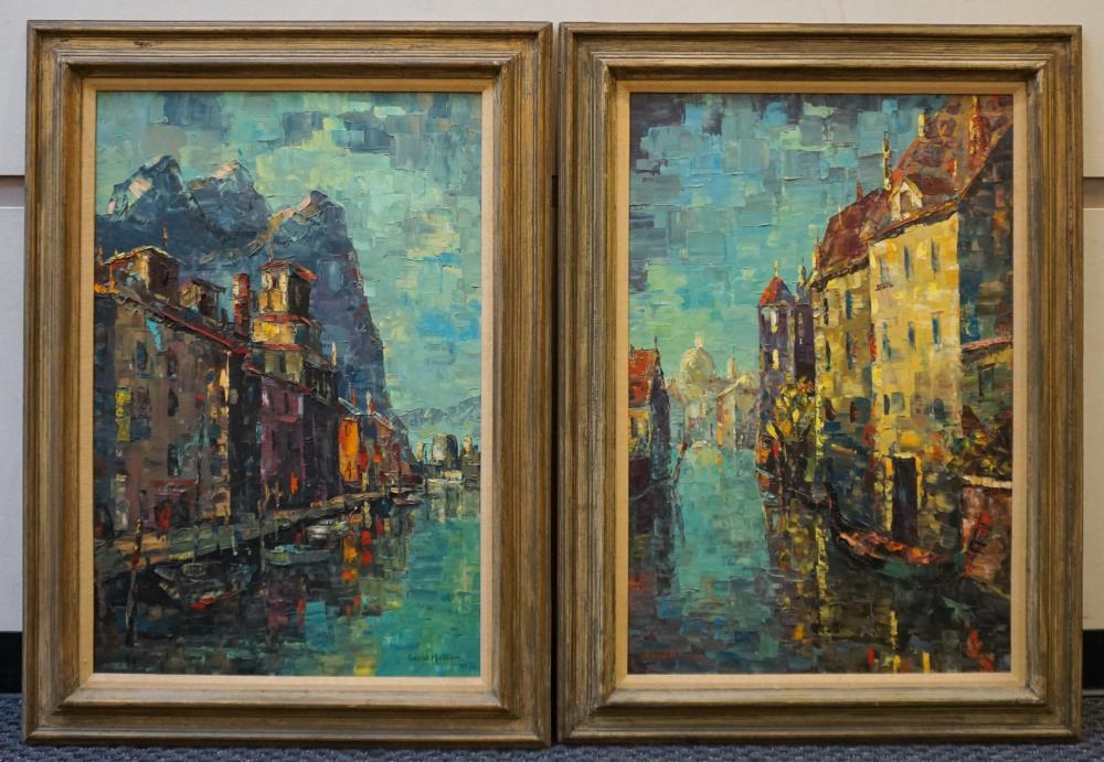 20TH CENTURY SCHOOL, VENETIAN CANAL