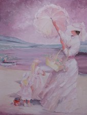 20TH CENTURY SCHOOL, WOMAN AND