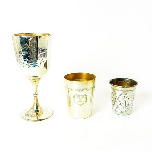 20TH CENTURY SILVER KIDDUSH