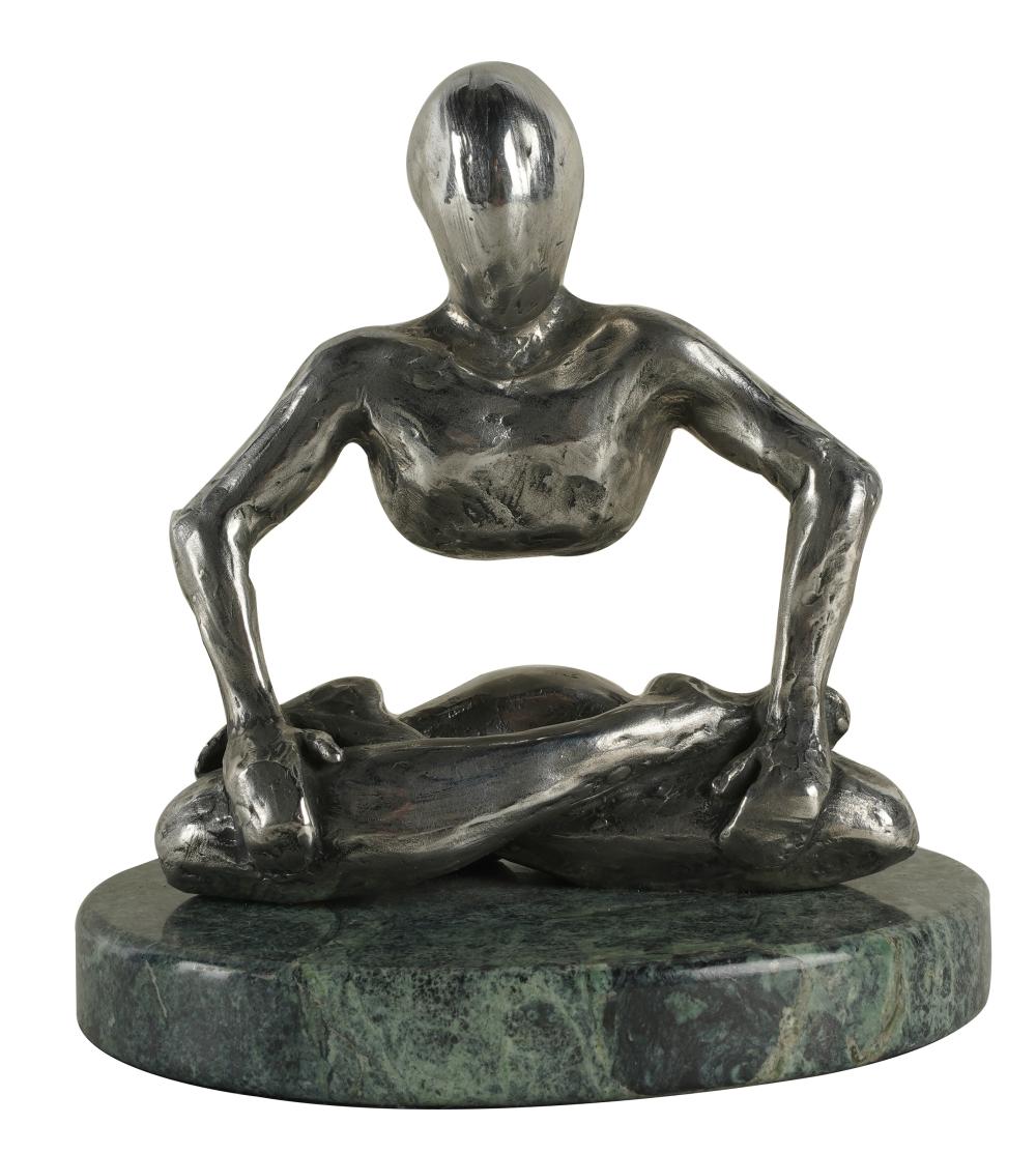20TH CENTURY: SILVERED BRONZE