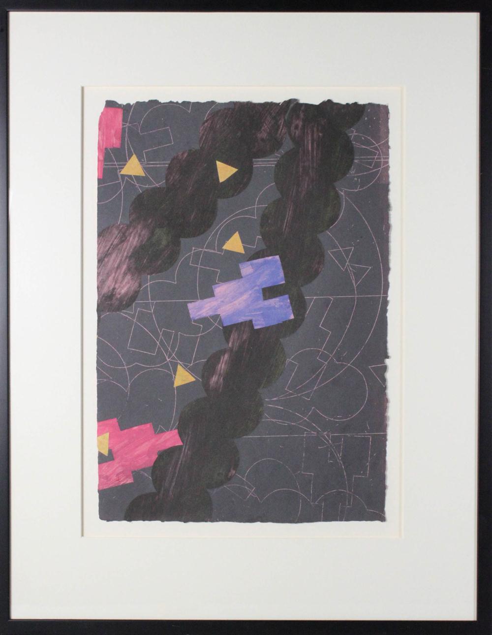 (20TH CENTURY) SIX ABSTRACT