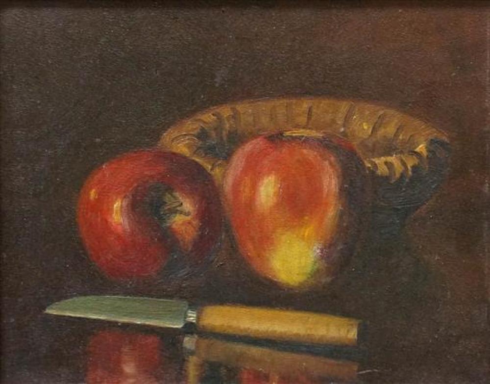 20TH CENTURY, STILL LIFE OF APPLES,