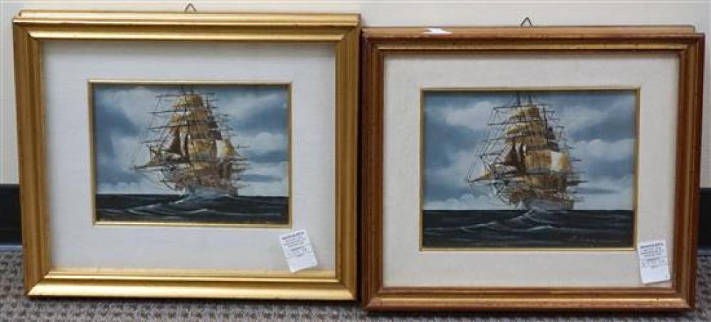20TH CENTURY, TALL MAST SHIPS AT