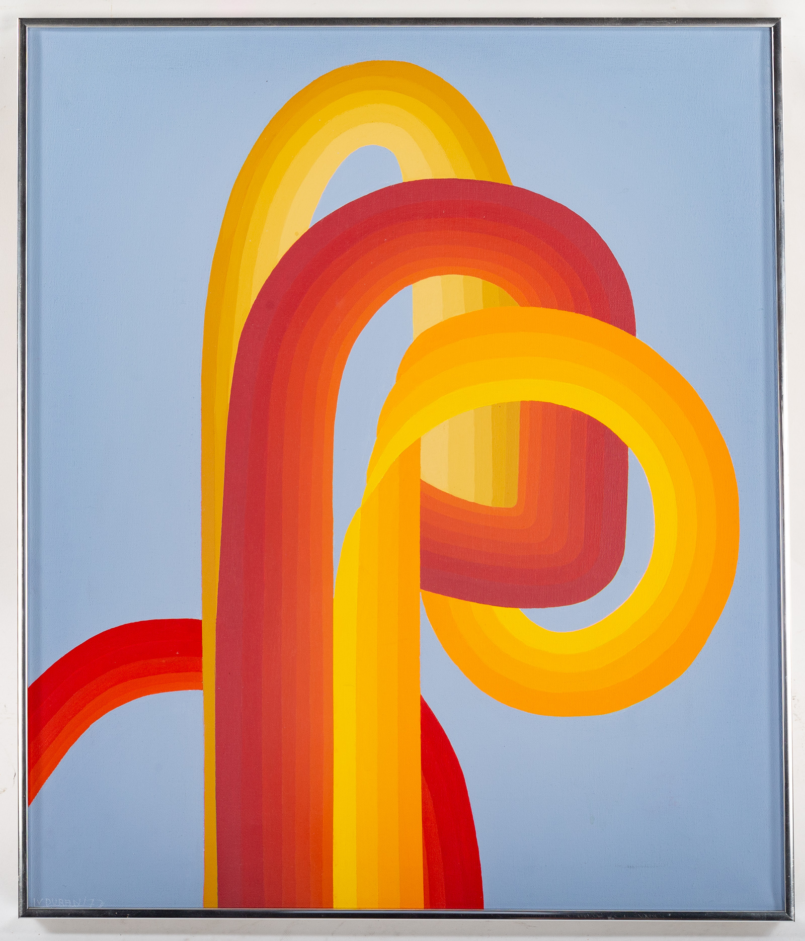 20TH CENTURY. WINDING ABSTRACT,
