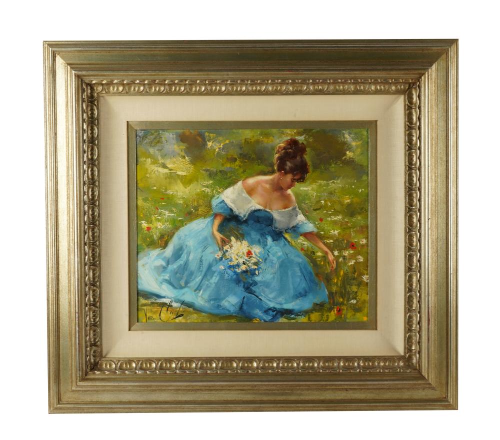 20TH CENTURY: WOMAN PICKING