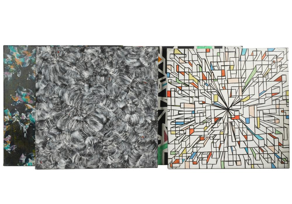 20TH/21ST CENTURY: FOUR ABSTRACT