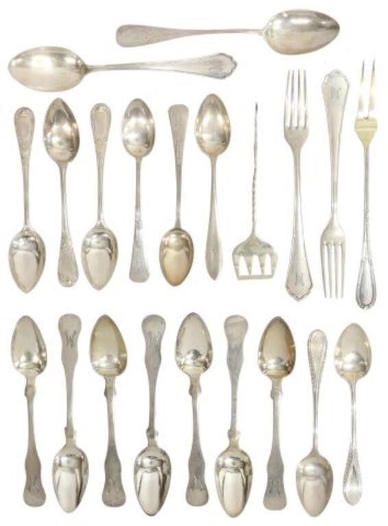 (21) ASSEMBLED GERMAN 800 SILVER