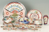 21 ASSORTED IMARI PORCELAIN IT