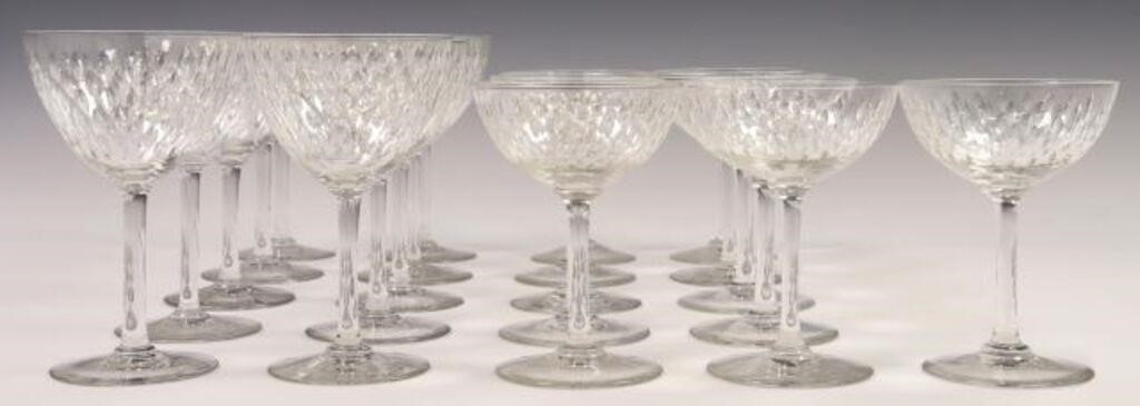 (21) BACCARAT 'PARIS' CUT CRYSTAL