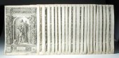 21 BAROQUE ENGRAVINGS OF ARMOR