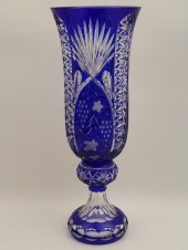 21" BOHEMIAN COBALT BLUE CUT T