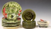 (21) FRENCH MAJOLICA SHELL-FOR