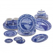 21 LAMBERTON B & O CHINA TABLE