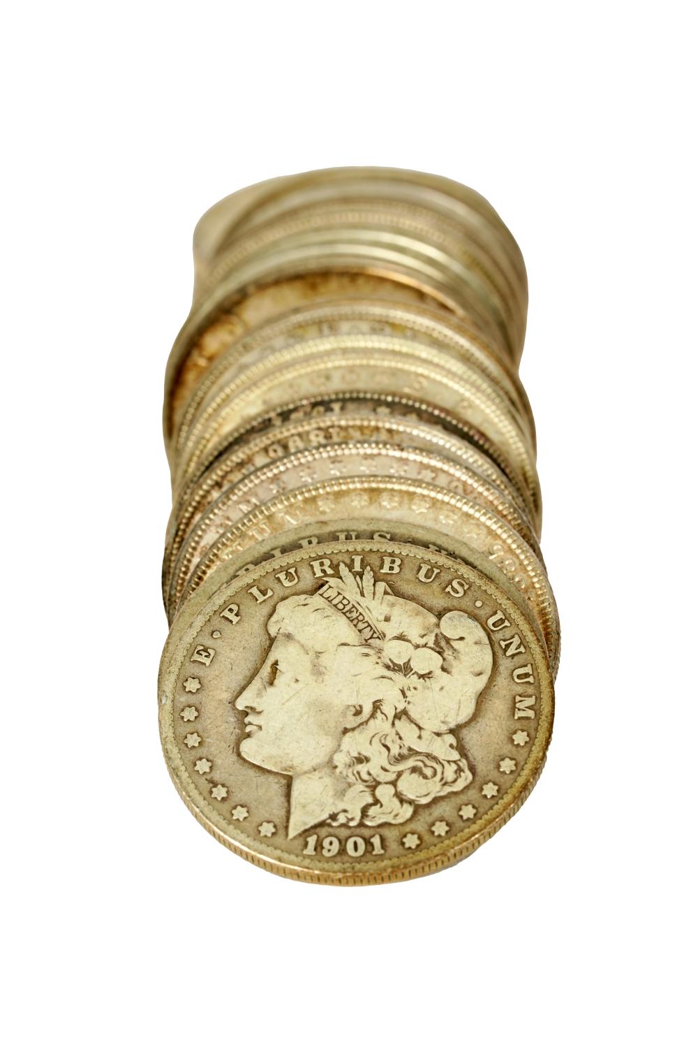 21 MORGAN DOLLARSof various