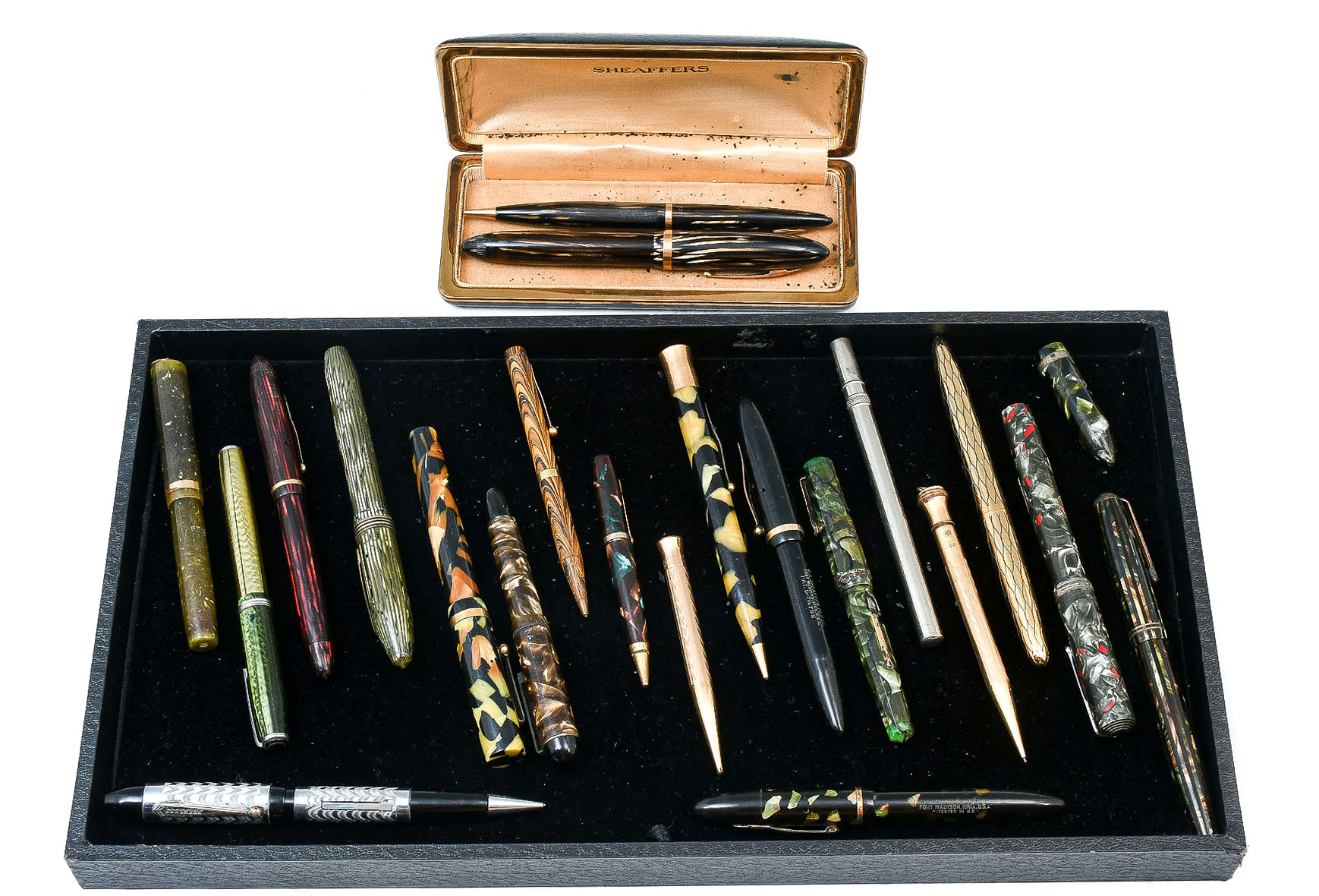 21 PC. PEN & PENCIL COLLECTION: