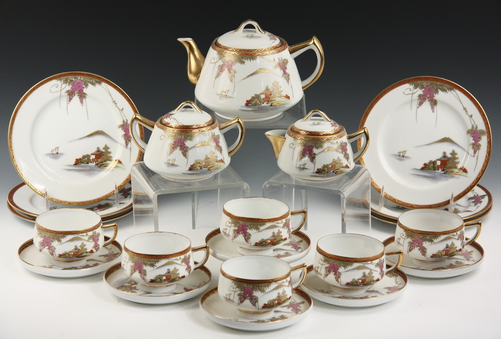 (21 PC) SATSUMA DESSERT SERVICE -