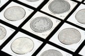 21 PC. U.S. MINT MORGAN & PEAC